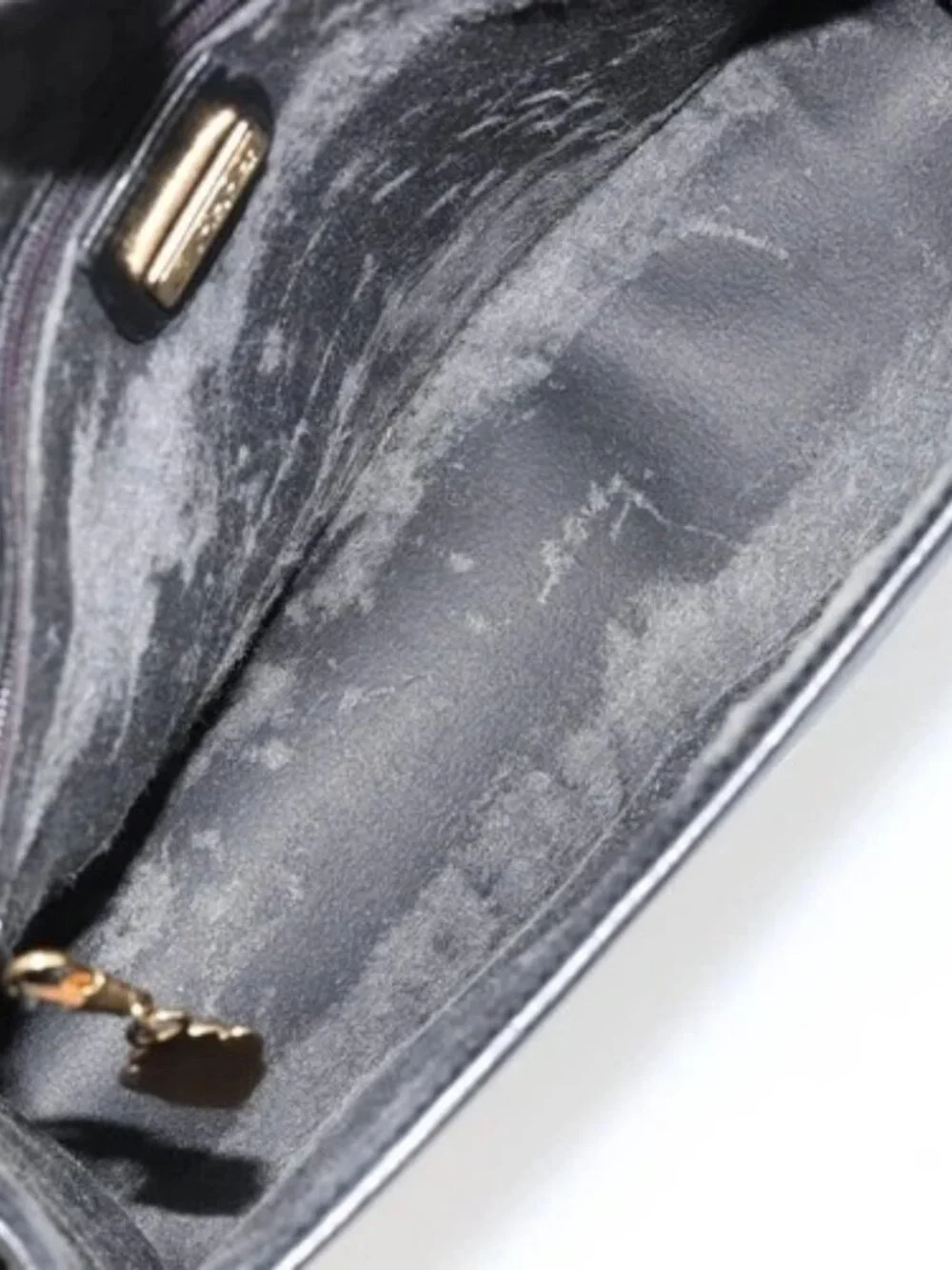 GUCCI Micro GG Supreme Web Sherry Line Bag PVC Black 001 904 0915 Auth BA12899